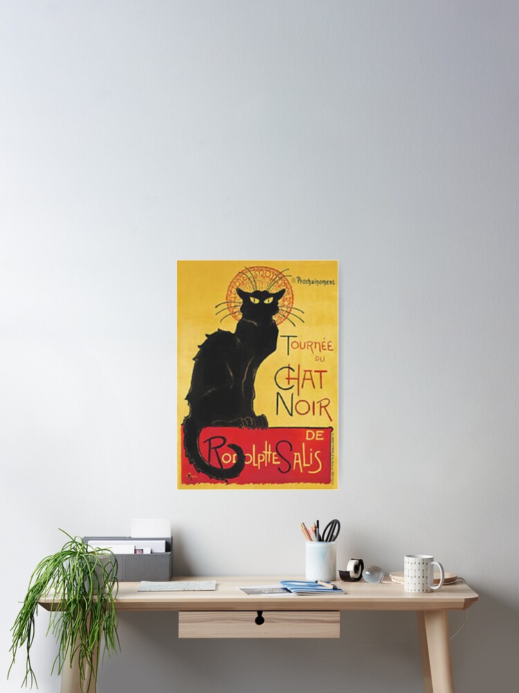 Theophile Steinlen Tournee Du Chat Noir Avec Rodolphe Salis Poster