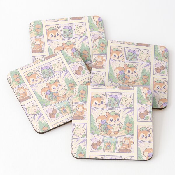 Item preview, Kawaii Hiking Squirrel Explorer designed and sold by Magmashup.