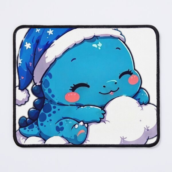 Item preview, Cute Sleepy Dinosaur on Cloud Sticker designed and sold by DailyDoodlesBySumbul.