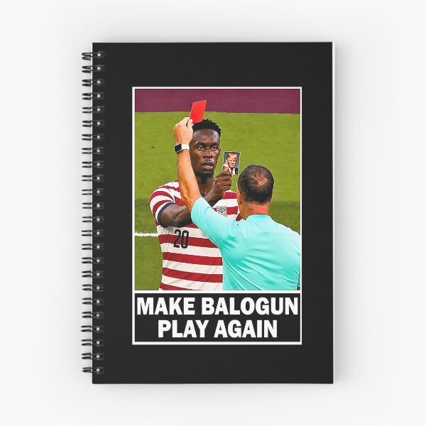 Item preview, Funny Soccer Red Card Meme Folarin Balogun Trump Make Balogun Play Again shirt designed and sold by Rahamkshop.