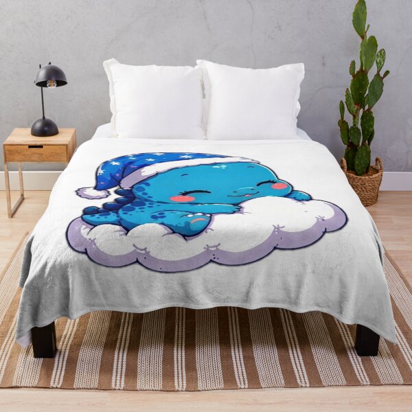 Item preview, Cute Sleepy Dinosaur on Cloud Sticker designed and sold by DailyDoodlesBySumbul.