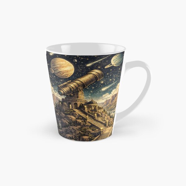 Item preview, Steampunk Observatory Telescope Planets - Fantasy Sci-Fi designed and sold by irfanshikh.