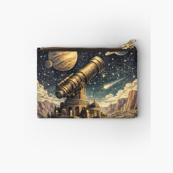 Item preview, Steampunk Observatory Telescope Planets - Fantasy Sci-Fi designed and sold by irfanshikh.