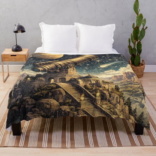 Item preview, Steampunk Observatory Telescope Planets - Fantasy Sci-Fi designed and sold by irfanshikh.
