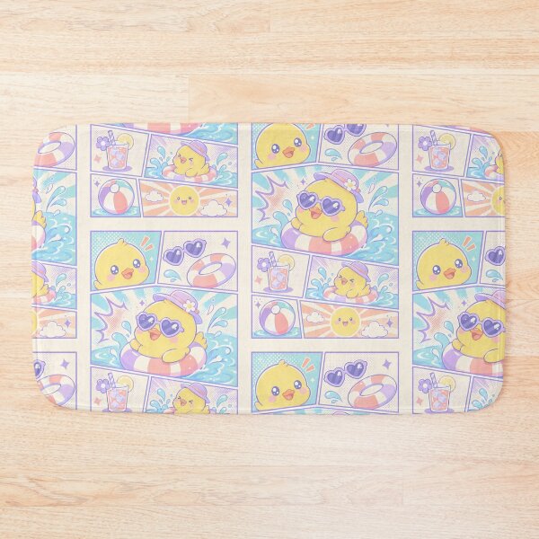 Item preview, Kawaii Summer Duckling Pool designed and sold by Magmashup.