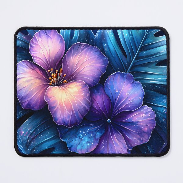 Item preview, Hearts 12 - Tropical Monstera Heart and Hibiscus Art designed and sold by NikaNavi.