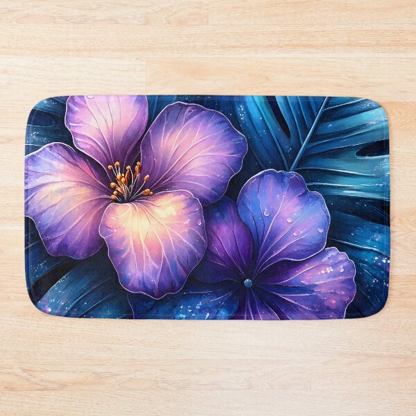 Item preview, Hearts 12 - Tropical Monstera Heart and Hibiscus Art designed and sold by NikaNavi.