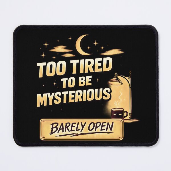 Item preview,  Too Tired To Be Mysterious designed and sold by Waldero.