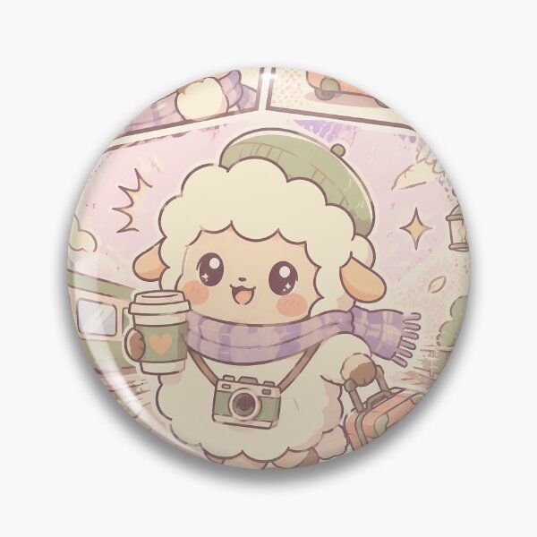 Item preview, Kawaii Cozy Travel Sheep designed and sold by Gift Phrase Studio.