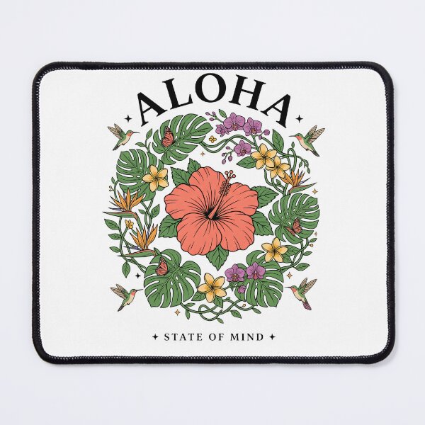 Item preview, Aloha State of Mind Tropical Hibiscus Floral Wreath designed and sold by BumbleBloom7.