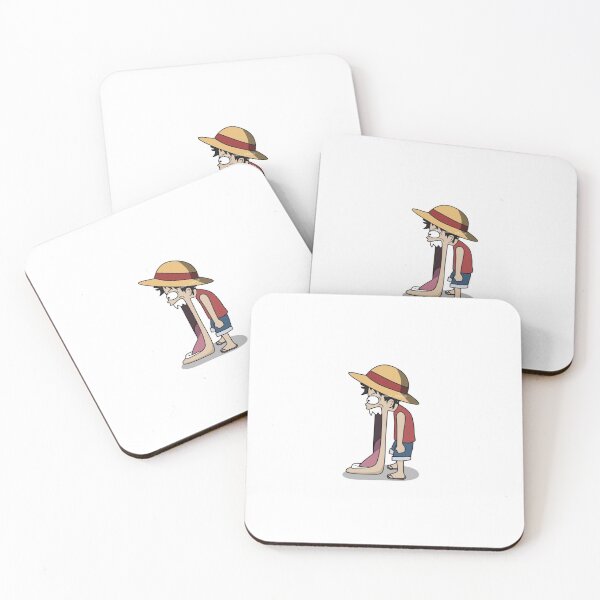 Item preview, Sad Monkey D Luffy Artwork designed and sold by nyxium-art.