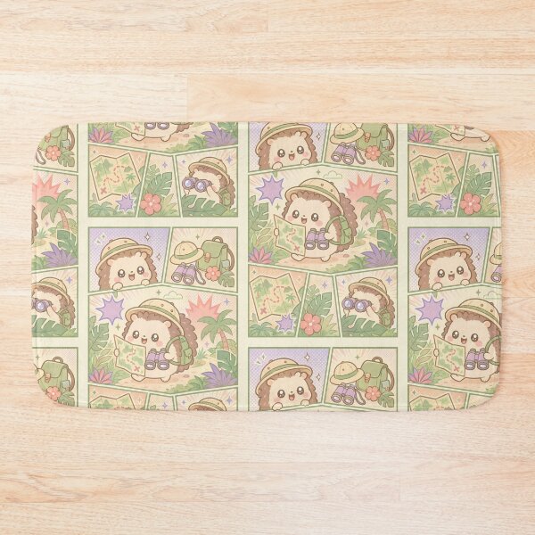 Item preview, Kawaii Explorer Hedgehog Adventure designed and sold by Gift Phrase Studio.
