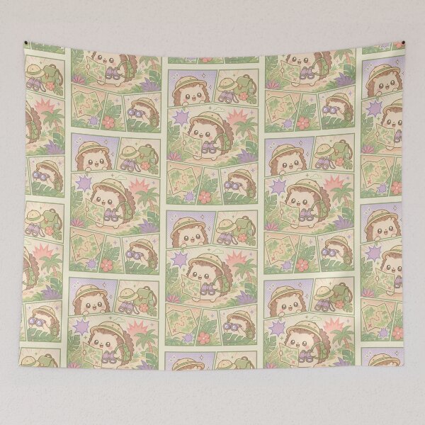 Item preview, Kawaii Explorer Hedgehog Adventure designed and sold by Gift Phrase Studio.