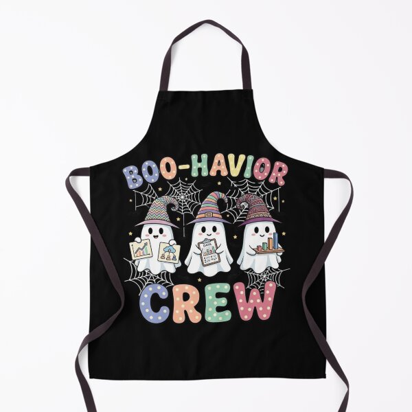 Item preview, boo halloween crew cute ghost witches with spiderwebs designed and sold by FormalDehyena.