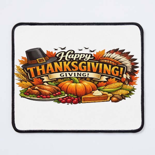 Item preview, Happy Thanksgiving Autumn Harvest – Festive Fall Turkey & Pumpkin Design designed and sold by 4kabishop4.