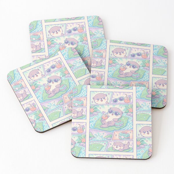 Item preview, Kawaii River Vacation Otter designed and sold by Magmashup.