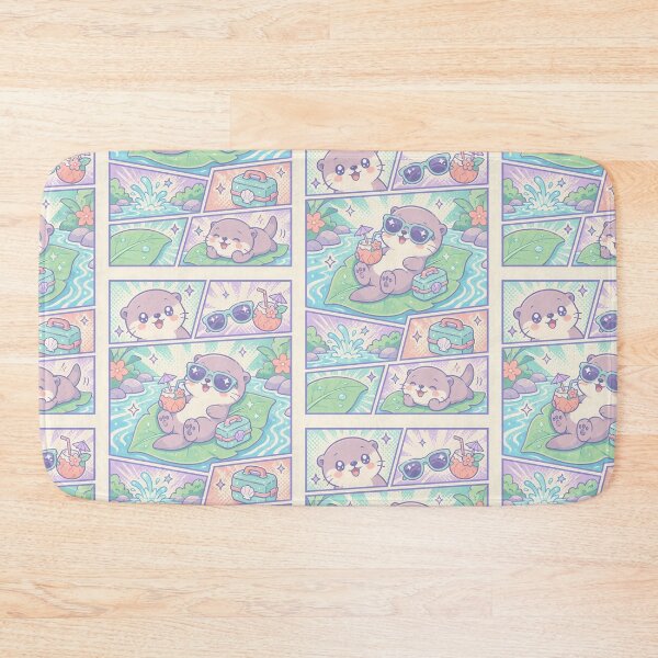 Item preview, Kawaii River Vacation Otter designed and sold by Gift Phrase Studio.