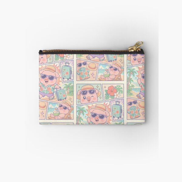 Item preview, Kawaii Tropical Tourist Pig designed and sold by Gift Phrase Studio.