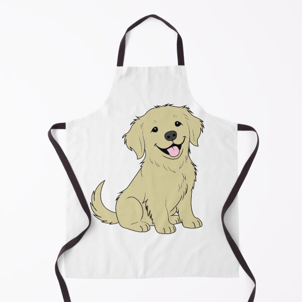 Item preview, Cute Golden Retriver Illustration designed and sold by asterloom.