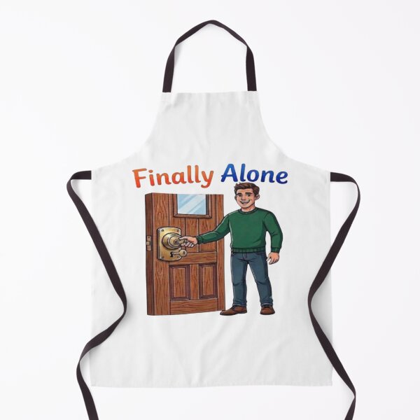 Item preview, Finally Alone: Relatable Introvert Humor Design designed and sold by Northern Glow Art.