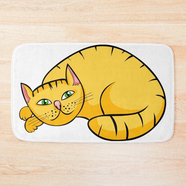 Item preview, Cute Ginger Orange Cat Illustration designed and sold by OrPolly.
