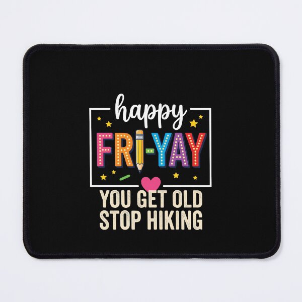 Item preview, happy friday colorful retro motivational quote designed and sold by FormalDehyena.