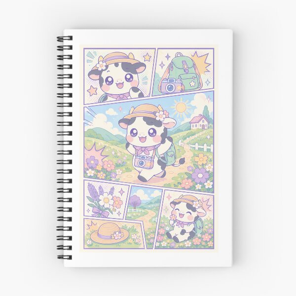 Item preview, Kawaii Countryside Travel Cow designed and sold by Gift Phrase Studio.