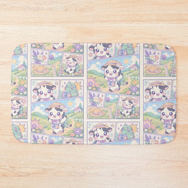 Item preview, Kawaii Countryside Travel Cow designed and sold by Gift Phrase Studio.