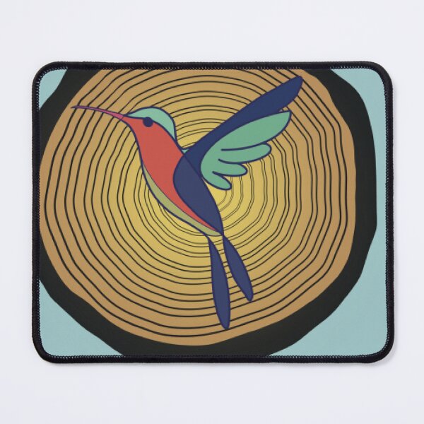 Item preview, Hummingbird Wood Grain Hope Art designed and sold by NaturePsyche.