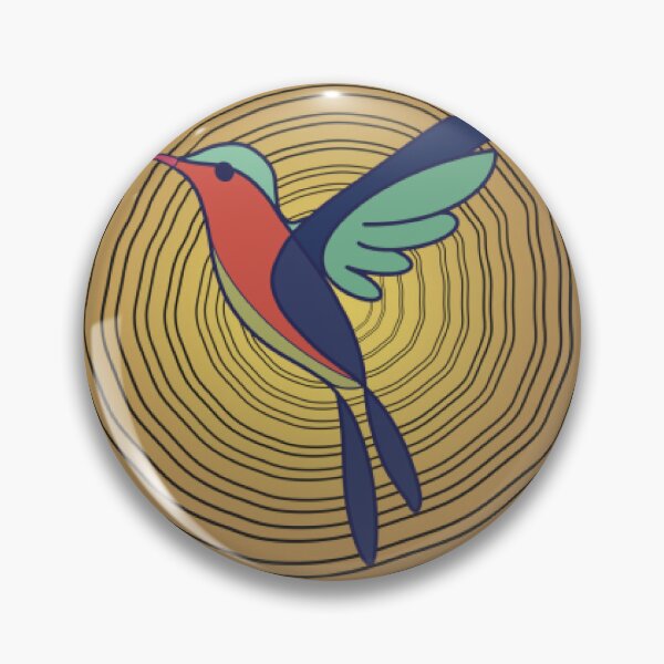 Item preview, Hummingbird Wood Grain Hope Art designed and sold by NaturePsyche.