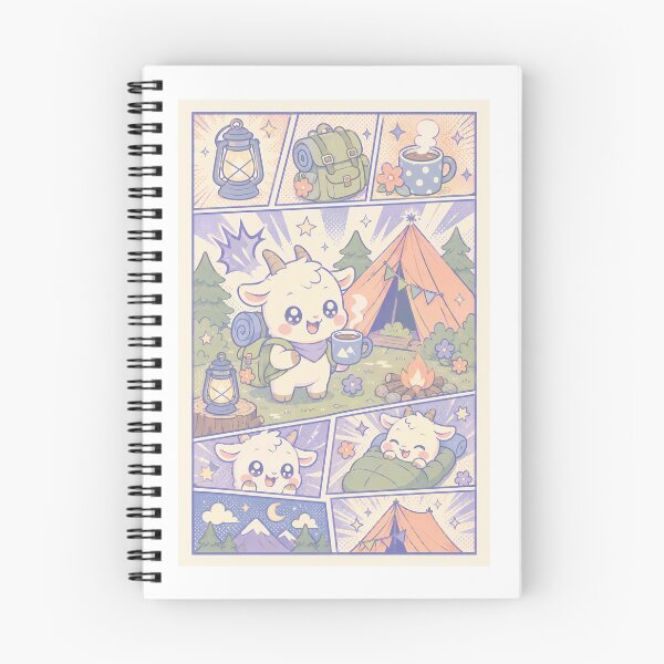 Item preview, Kawaii Camping Baby Goat designed and sold by Gift Phrase Studio.