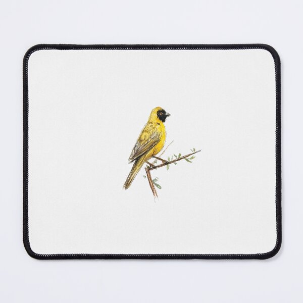Item preview, Southern masked weaver - Tiny Hand painted Watercolor Painting designed and sold by artpadanna.
