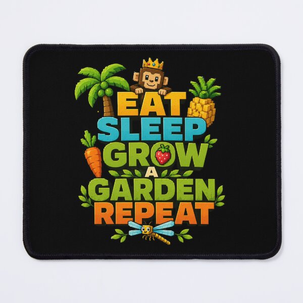 Item preview, Garden Cute Pixel Monkey Gardening Quote Funny Retro Art designed and sold by FormalDehyena.
