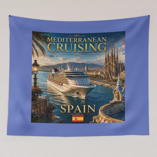 Item preview, Mediterranean Cruising  Spain designed and sold by globetrottergfx.