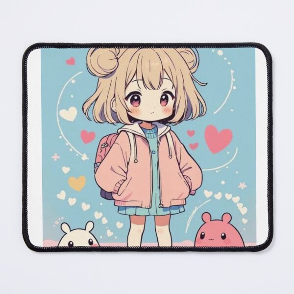 Item preview, Cute Kawaii Anime Girl Poster designed and sold by nyxium-art.