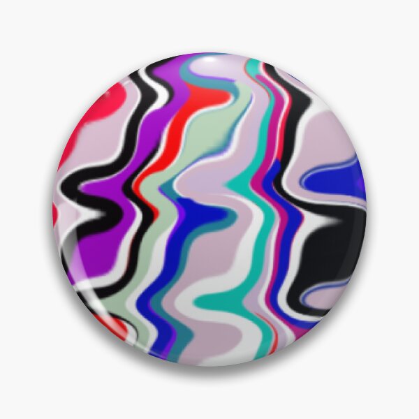 Item preview, Psychedelic Retro Liquid Wavy Stripes designed and sold by ChonkyWave.
