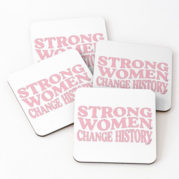 Item preview, Strong Women Change History Typography T-Shirt | Feminist Empowerment Vintage Design designed and sold by Velora Printss.