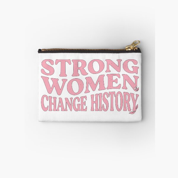 Item preview, Strong Women Change History Typography T-Shirt | Feminist Empowerment Vintage Design designed and sold by Velora Printss.