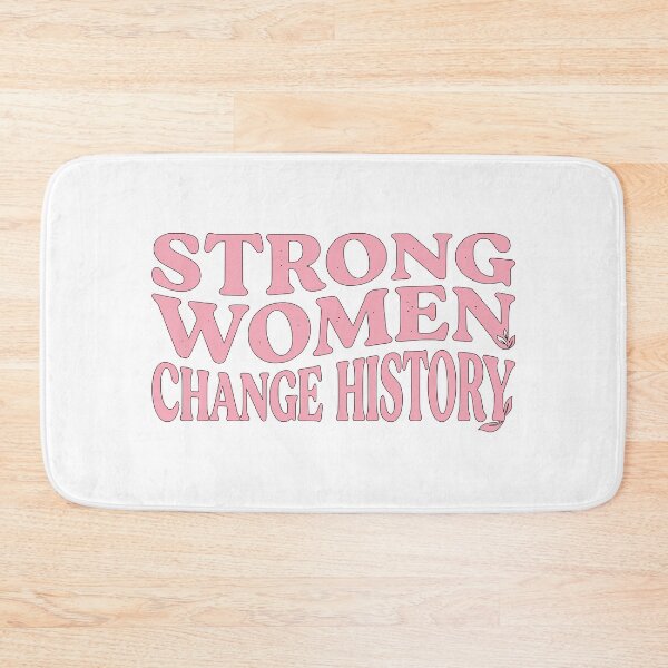 Item preview, Strong Women Change History Typography T-Shirt | Feminist Empowerment Vintage Design designed and sold by Velora Printss.