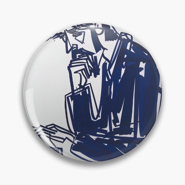 Item preview, Claude Debussy - Blue Abstract Art designed and sold by shadow-bloom.