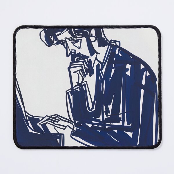 Item preview, Claude Debussy - Blue Abstract Art designed and sold by shadow-bloom.