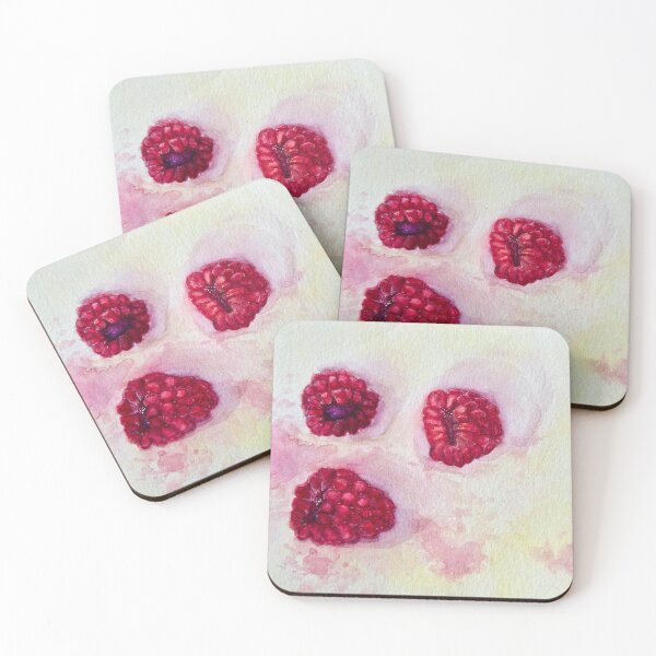 Item preview, Raspberries Set #2 Watercolor designed and sold by audreycp-design.