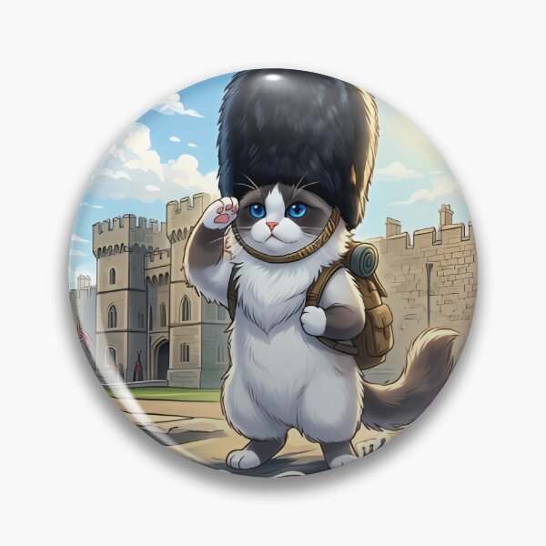 Item preview, Windsor Castle Royal Guard Ragdoll Badge: Born Royal designed and sold by MossyAndPearl.