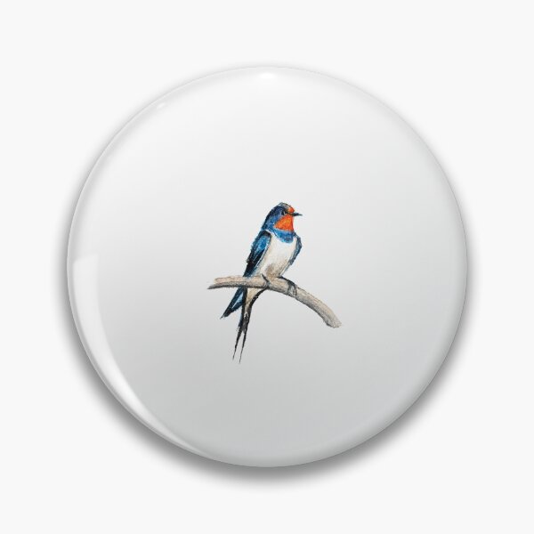 Item preview, Barn Swallow - Tiny Hand painted Watercolor Painting designed and sold by artpadanna.