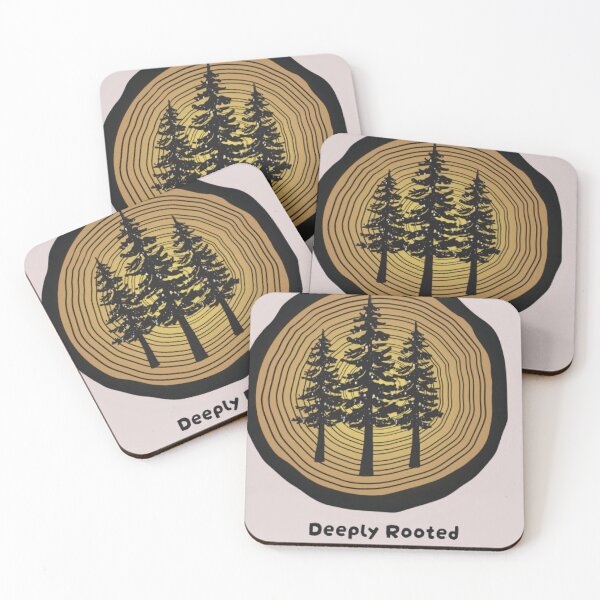 Item preview, Deeply Rooted Pine Tree Wood Slice designed and sold by NaturePsyche.