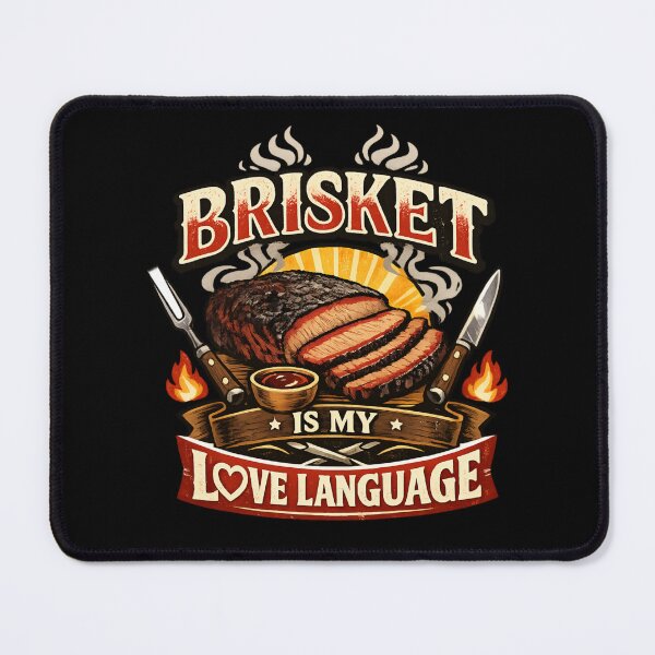 Item preview, Brisket Is My Love Language - Funny BBQ Meat Lover Barbecue designed and sold by SidTastic .
