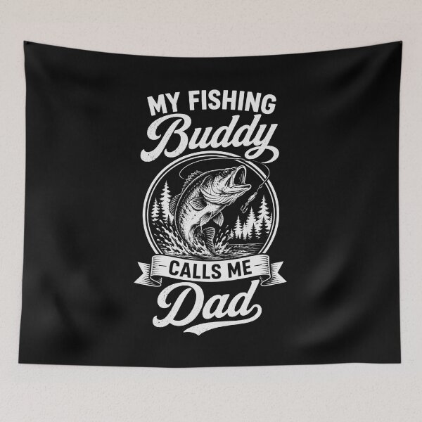 Item preview, fishing dad Bass Fishing Joke Graphic for Outdoors designed and sold by FormalDehyena.