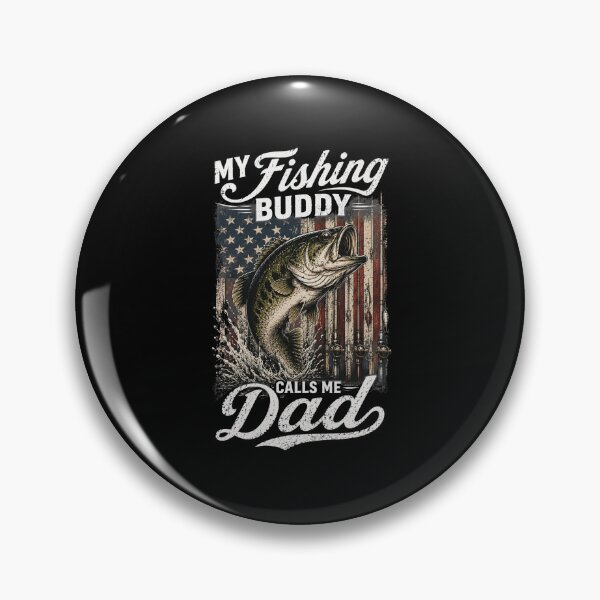 Item preview, bass fishing dad american flag graphic for anglers designed and sold by FormalDehyena.