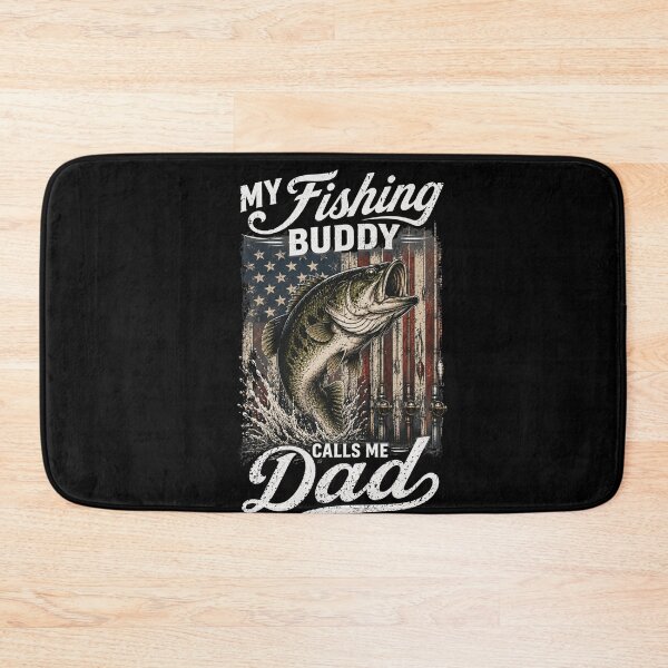 Item preview, bass fishing dad american flag graphic for anglers designed and sold by FormalDehyena.