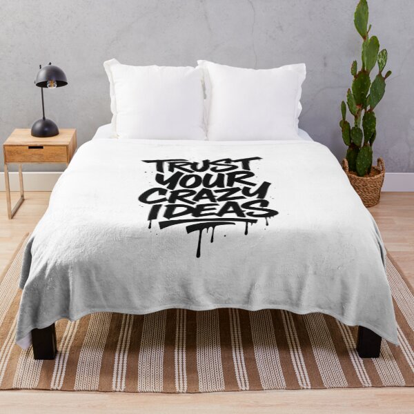 Item preview, Trust Your Crazy Ideas Quote designed and sold by nyxium-art.